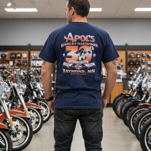 🏍️ Harley 30th Anniv Apol's Tee Y2K XL